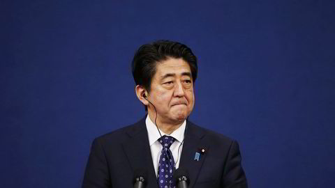 Siden Shinzo Abe ble valgt til statsminister i 2012, har landet hatt to resesjoner. Foto: Kim Hong-Ji, AFP/NTB Scanpix