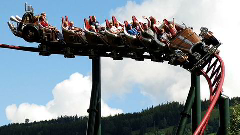 Berg-og-dal-banen Il Tempo Extra Gigante. Nå har Hunderfossen vunnet over Caprino.