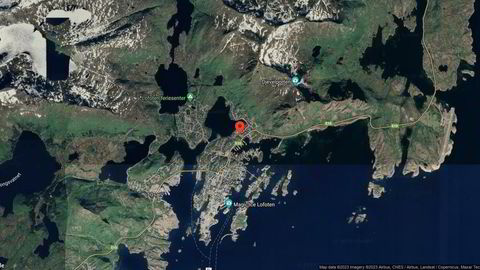 Området rundt Nybyveien 44B, Vågan, Nordland
