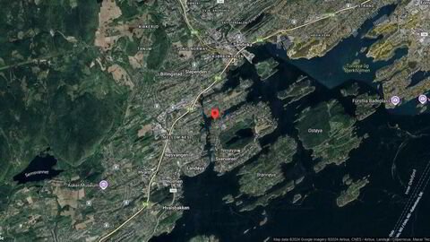 Området rundt Vestre Hals 11, Asker, Akershus