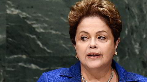 Dilma Rouseff, Brasils suspenderte president. Foto: AFP PHOTO/Jewel Samad / NTB SCANPIX