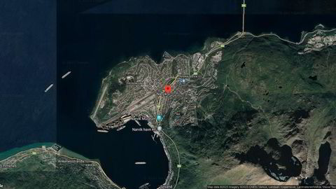 Området rundt Håreks gate 63, Narvik, Nordland