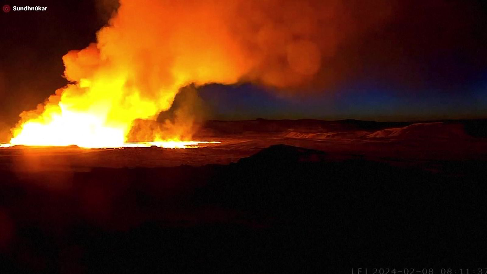 Nytt vulkanutbrudd på Island: Kan vare i 2-300 år