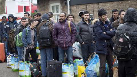 Hvert avsenderland har en liten gruppe av mottagerland som får en klar majoritet av asylsøkerne. Somalierne drar for eksempel i stor grad til Storbritannia, Norge og Nederland. Foto: Arie Kievit/AFP/NTB Scanpix