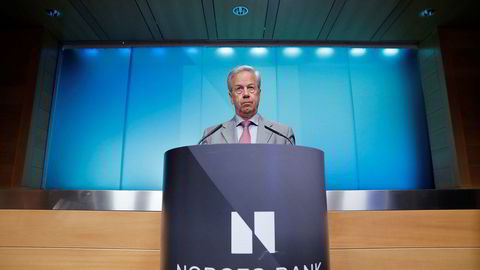 Sentralbanksjef Øystein Olsen legger torsdag frem Norges Banks rentebeslutning.