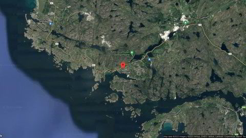 Området rundt Hellviksveien 109, Eigersund, Rogaland