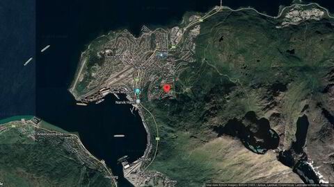 Området rundt Brudesporeveien 4, Narvik, Nordland