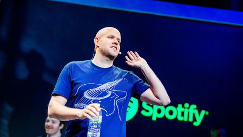 Svenske Daniel Ek grunnla Spotify.