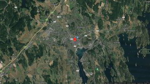 Området rundt Kongens gate 30, Sandefjord, Telemark og Vestfold