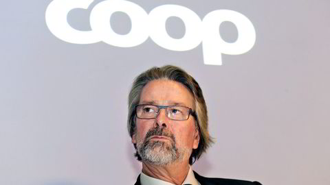Coop Norges administrerende direktør Svein Fanebust gir seg etter ett år i sjefsstolen. 
                  Foto: Terje Pedersen,