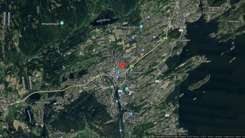 Området rundt Askerveien 54, Asker, Akershus