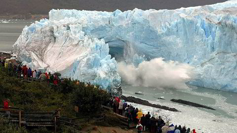 Vi må verne mer av naturen, sier filantropen Hansjörg Wyss. Bildet viser Perito Moreno-isbreen ved byen El Calafate i Patagonia-provinsen i sørlige Argentina.