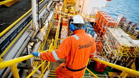 Riggoperatøren Seadrill har enorm gjeld i forhold til børsverdi, skriver Geir Linløkken. Foto: Harald Pettersen/Statoil