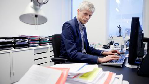 FØRST PÅ NETT: – De som har valgt å kommunisere på nett med oss, får selvangivelsen først, sier skattedirektør Hans Christian Holte. Foto: Javad Parsa