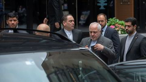 Iransk utenriksminister Mohammad Javad Zarif var torsdag på norgesbesøk. Søndag besøker han G7-møtet.