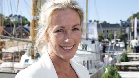 Administrerende direltør Anita Krohn Traaseth i Innovasjon Norge under Arendalsuka. Sammen med direktør for Merkevaren Norge Cathrine Pia Lund i Innovasjon Norge har Traaseth ansvaret for marekdsføringen av Norge som en merkevare. Foto: Terje Bendiksby