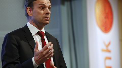 - Det føles godt å legge denne historien bak seg. Tidligere konsernsjef Michael Wolf i Swedbank har vært under granskning av svenske finansmyndigheter og svensk økokrim. FOTO: REUTERS/Bob Strong