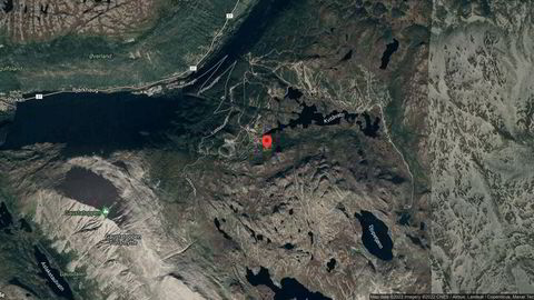Området rundt Løkjestaulkilsvegen 78, Tinn, Telemark og Vestfold