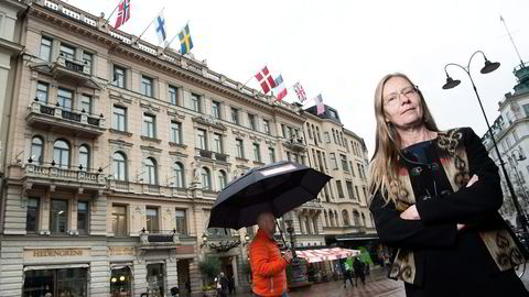Ulrika Boëthius leder Sveriges største fagforening for ansatte innen bank- og finansbransjen. Nå frykter hun at en ny «straffeskatt» blir pålagt finanssektoren. Foto: Elin Høyland