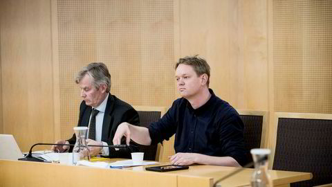 Etter å ha vunnet over Apple i Oslo tingrett i februar i fjor, tapte Iphone-reparatør Henrik Huseby og hans enkeltmannsforetak PCKompaniet i slutten av juni mot teknologigiganten i ankesaken i Borgarting lagmannsrett. Til venstre advokat Per Harald Gjerstad.