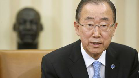 FNs generalsekretær Ban Ki-moon. Foto: Ernst Jonathan Reuters/ NTB Scanpix