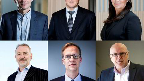 Hvem ble vinnere og tapere i 2017? Øverst fra venstre: Robert Næss, Leif Eriksrød, Pernille Skarstein Christensen, Håkon Persen Søderstrøm, Tommi Saukkoriipi og Jomar Kilnes.