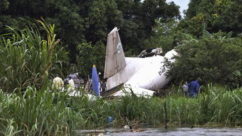 Lasteflyet som styrtet i Sør-Sudan onsdag, skulle aldri ha vært på vingene. Til det var det i altfor dårlig stand, sier den ukrainskbaserte flyprodusenten Antonov. Foto: Reuters / NTB scanpix
