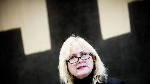 Kulturminister Thorhild Widvey ønsker å motvirke at enkeltaktører får en stor del av pressestøtten. Foto: GORM K.GAARE