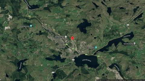 Området rundt Konvallveien 9, Gjesdal, Rogaland
