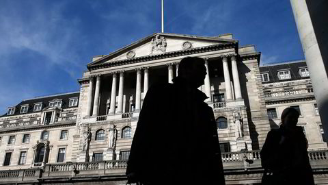Bank of England. Foto: Suzanne Plunkett, Reuters/NTB Scanpix