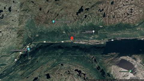 Området rundt Villaveien 39, Tinn, Telemark