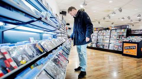 Bransjen for musikk, spill og dvd har de siste årene gjort store tilpasninger for å møte en ny markedssituasjon. Her er Platekompaniets butikk på Oslo City.