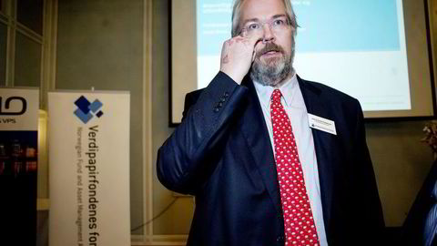 Statssekretær Jon Gunnar Pedersen i Finansdepartementet, her på Fondsdagen 2015. Foto: Mikaela Berg