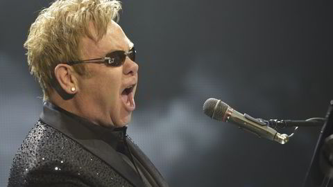 Elton John fikk mandag en uventet telefon fra Russlands president Vladimir Putin. Foto: Per Løchen /