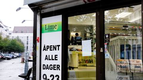 Politiet har siktet seg inn mot bakmennene i Lime-kjeden. Her fra en forretning på Grønland, Oslo. Foto: Torstein Bøe /