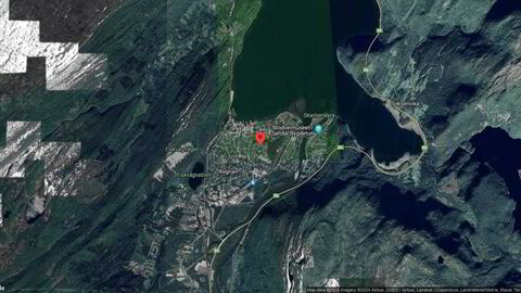 Området rundt Moveien 32, Saltdal, Nordland