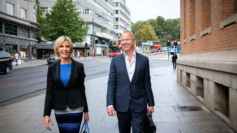 Administrerende direktær Cecilie Grue og styreleder Lars Christian Beitnes i Element.