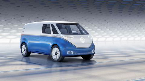 Dessverre er ikke dette den første elvarebilen, men Volkswagen har åpnet for at I.D. Buzz Cargo kan være i produksjon allerede i 2021.