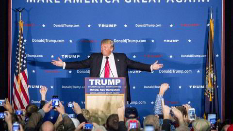 Hvis Donald Trump blir nedstemt av å lese New York Times-vurderingen av hans vinnersjanser, kan han trøste seg med over dobbelt så gode odds fra politikkstatistikksiden Fivethirtyeight.com. Foto: Ørjan F. Ellingvåg