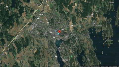 Området rundt Prestegårdsveien 3A, Sandefjord, Telemark og Vestfold