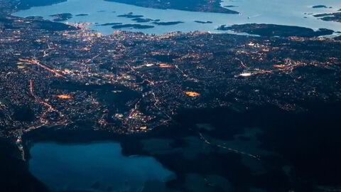 Oslo sett fra luften.