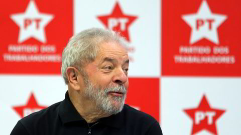 Brasils tidligere president Luiz Inacio Lula da Silva. Foto: REUTERS/Paulo Whitaker/NTB SCANPIX