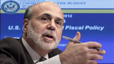 Tidligere Fed-sjef Ben Bernanke går inn som seniorrådgiver i verdens største olbigasjonsforvalter, California-basert Pimco. Foto: AP Photo/J. Scott Applewhite