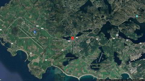 Området rundt Holmenveien 7, Farsund, Agder