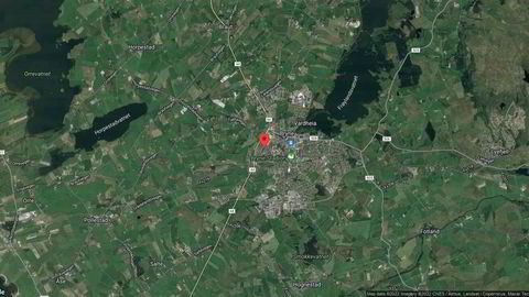 Området rundt Vestervegen 14, Time, Rogaland