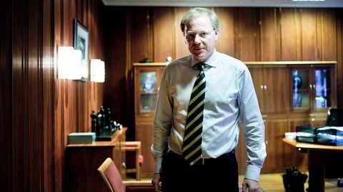 – BEGYNNER ARBEIDET UMIDDELBART. Konstituert styreleder Ola H. Strand. Foto: Anniken C. Mohr