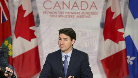 Statsminister Justin Trudeaus forhold til Saudi-Arabia er iskaldt.