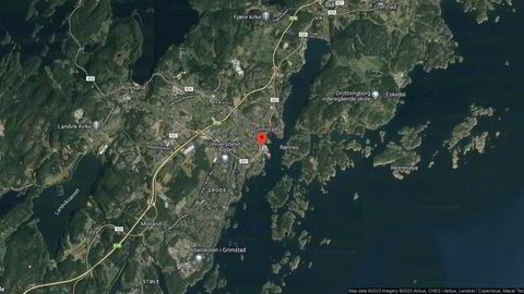 Området rundt Odden 1C, Grimstad, Agder