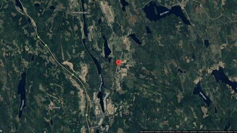 Området rundt Gamle Bråtavegen 14, Eidskog, Innlandet