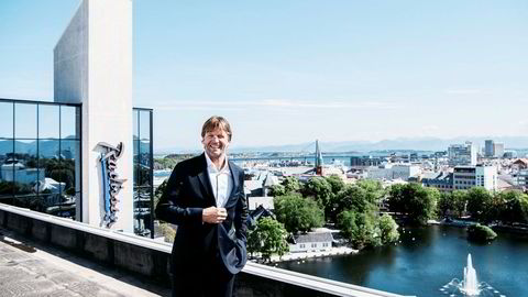 Bjørn Maaseide lanserte Kraft Fondene på en pressekonferanse på Atlantic Hotel i Stavanger på tirsdag.